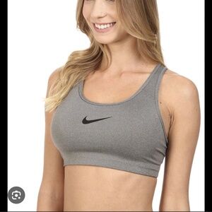 NIKE sports bra - gray activewear